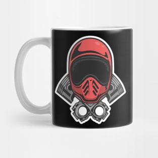 Cool Motocross Logo Helmet - Dirt Bike Mug